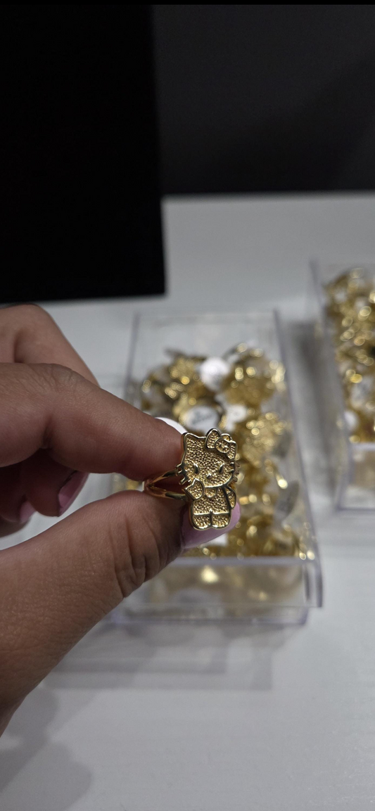 Hello Kitty Gold Ring